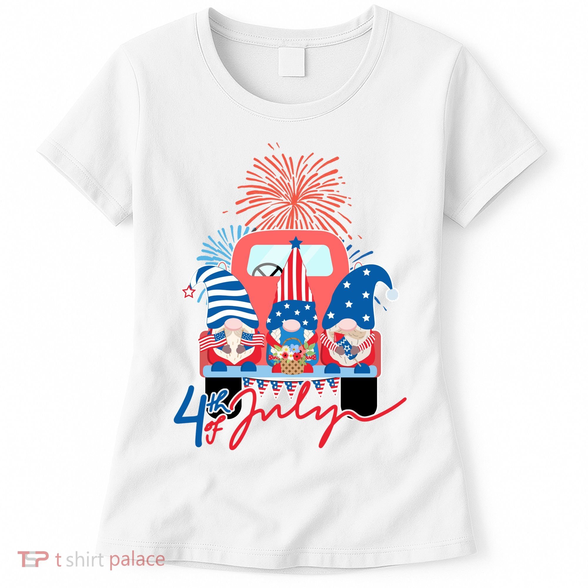 4th Of July Gnome Celebration Women's T-Shirt