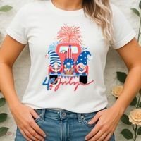 4th Of July Gnome Celebration Women's T-Shirt thumb 2