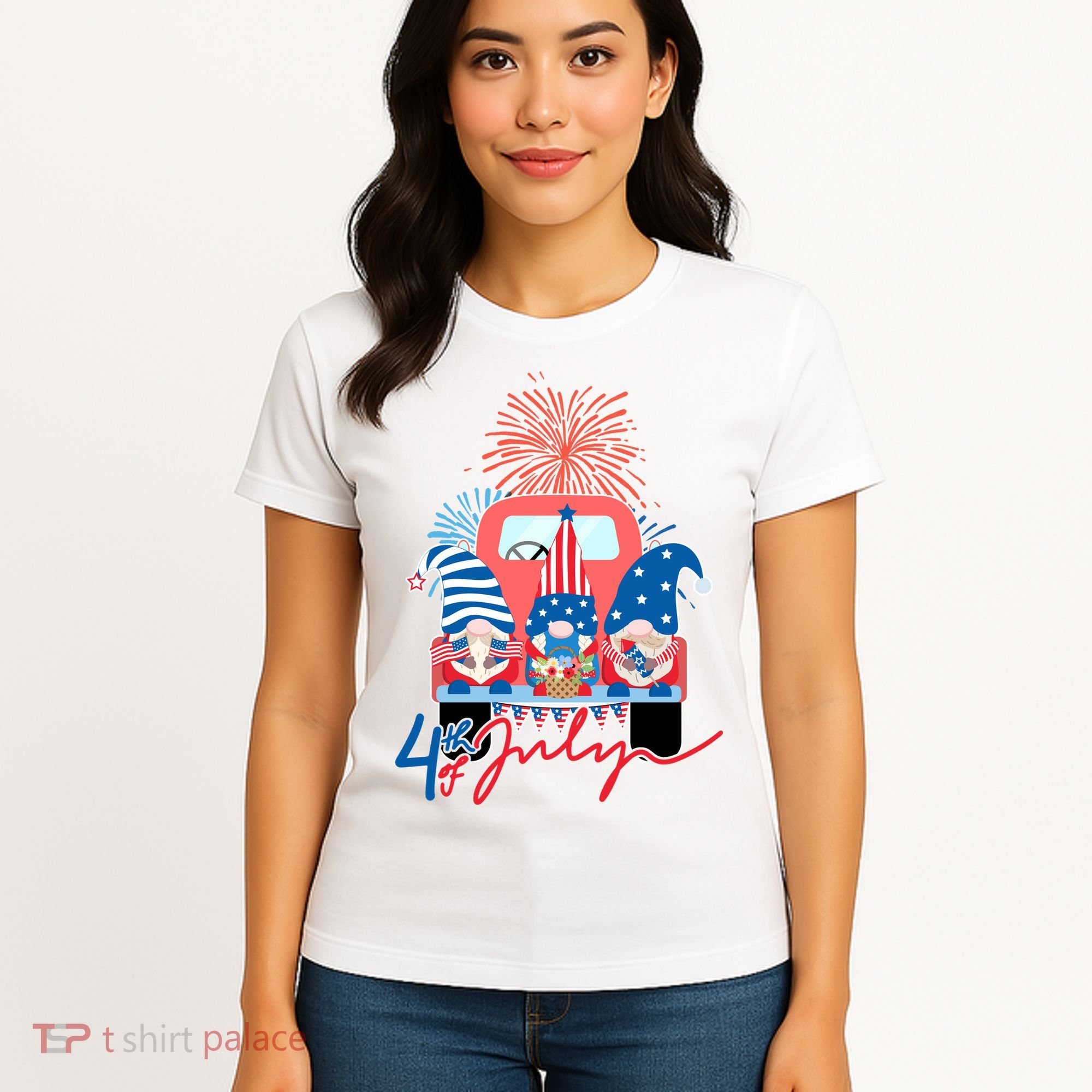 4th Of July Gnome Celebration Women's T-Shirt