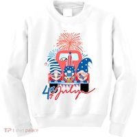 4th Of July Gnome Celebration Kids Sweatshirt thumb 0