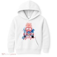 4th Of July Gnome Celebration Kids Hoodie thumb 0