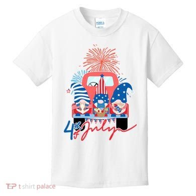 4th Of July Gnome Celebration Kids T-Shirt