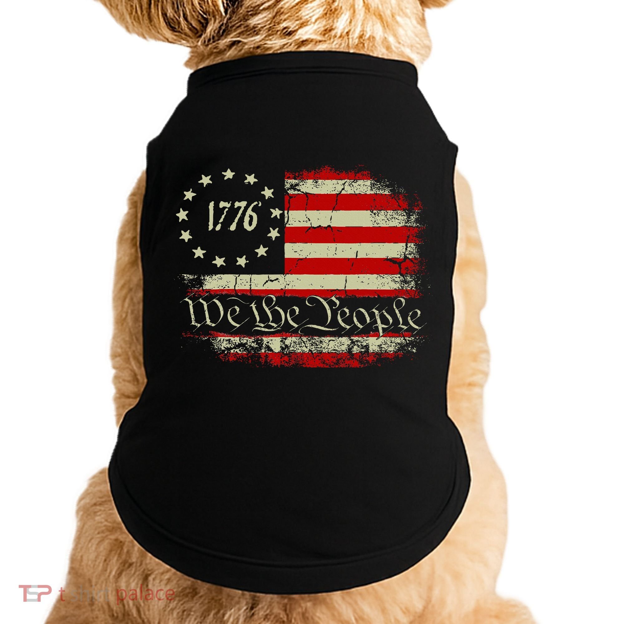 4th Of July Usa Flag American Doggie Tank