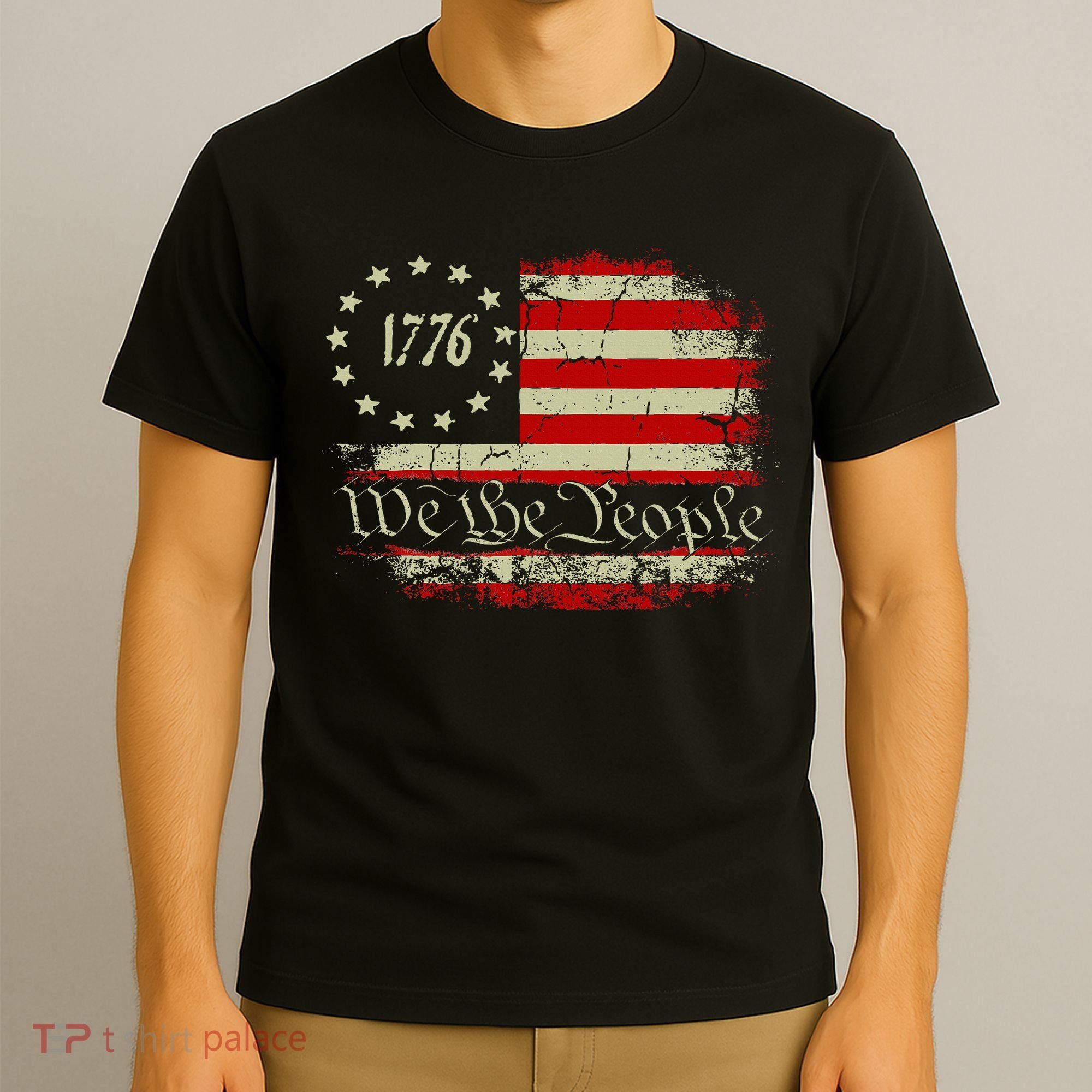 4th Of July Usa Flag American T-Shirt