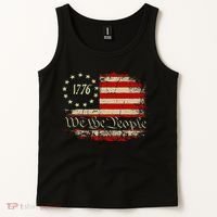 4th Of July Usa Flag American Tank Top thumb 2