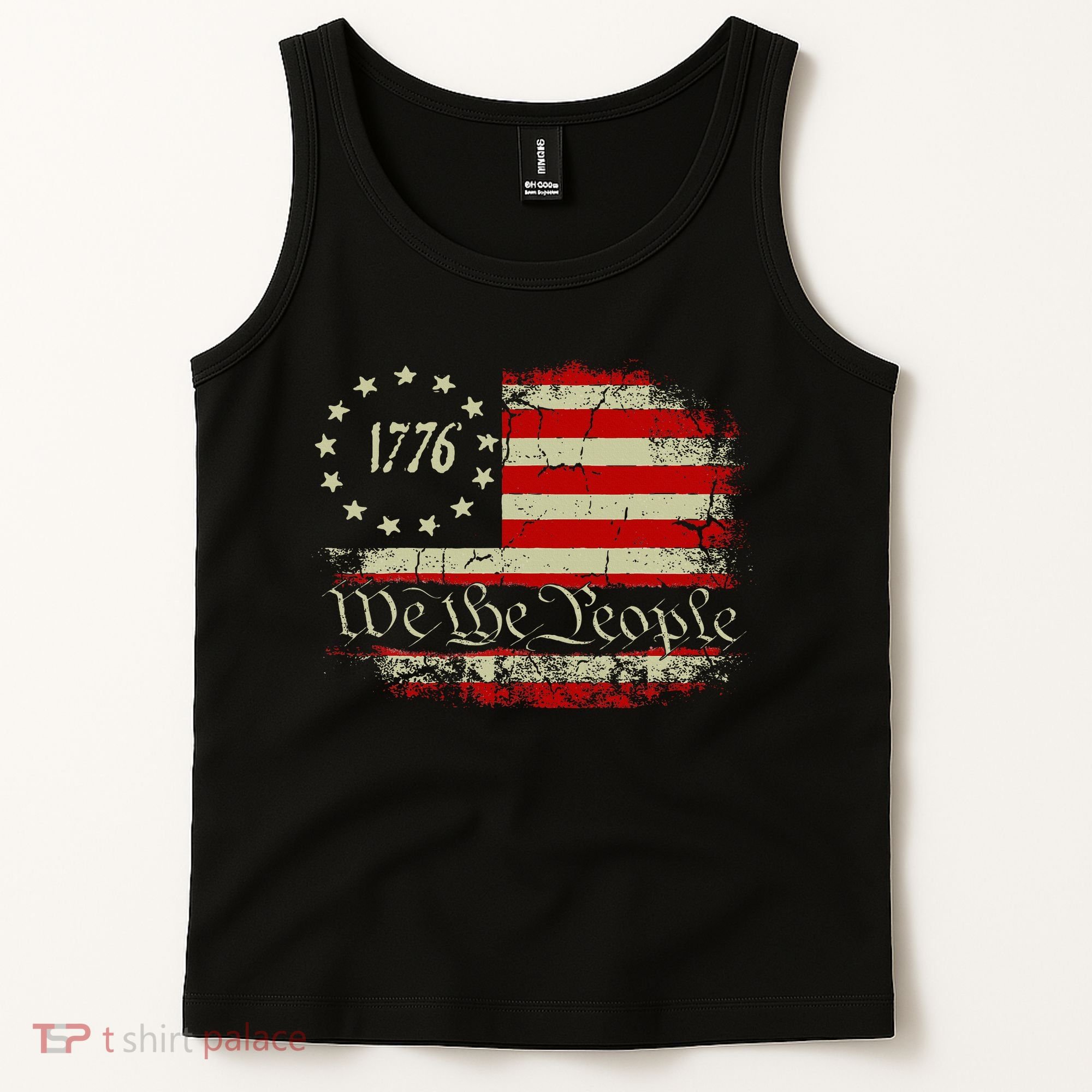 4th Of July Usa Flag American Tank Top
