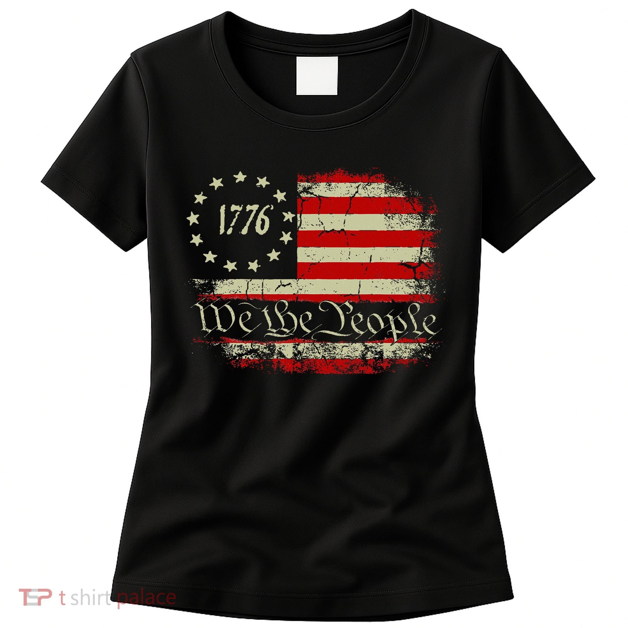 4th Of July Usa Flag American Women's T-Shirt