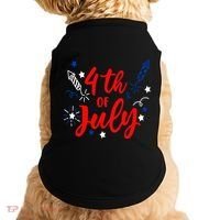 4th Of July Independence Day Celebration Doggie Tank thumb 0