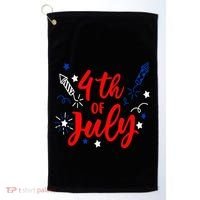 4th Of July Independence Day Celebration Golf Towel thumb 0