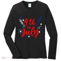 4th Of July Independence Day Celebration Women's Long Sleeve Shirt thumb 0