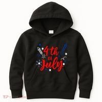 4th Of July Independence Day Celebration Kids Hoodie thumb 0