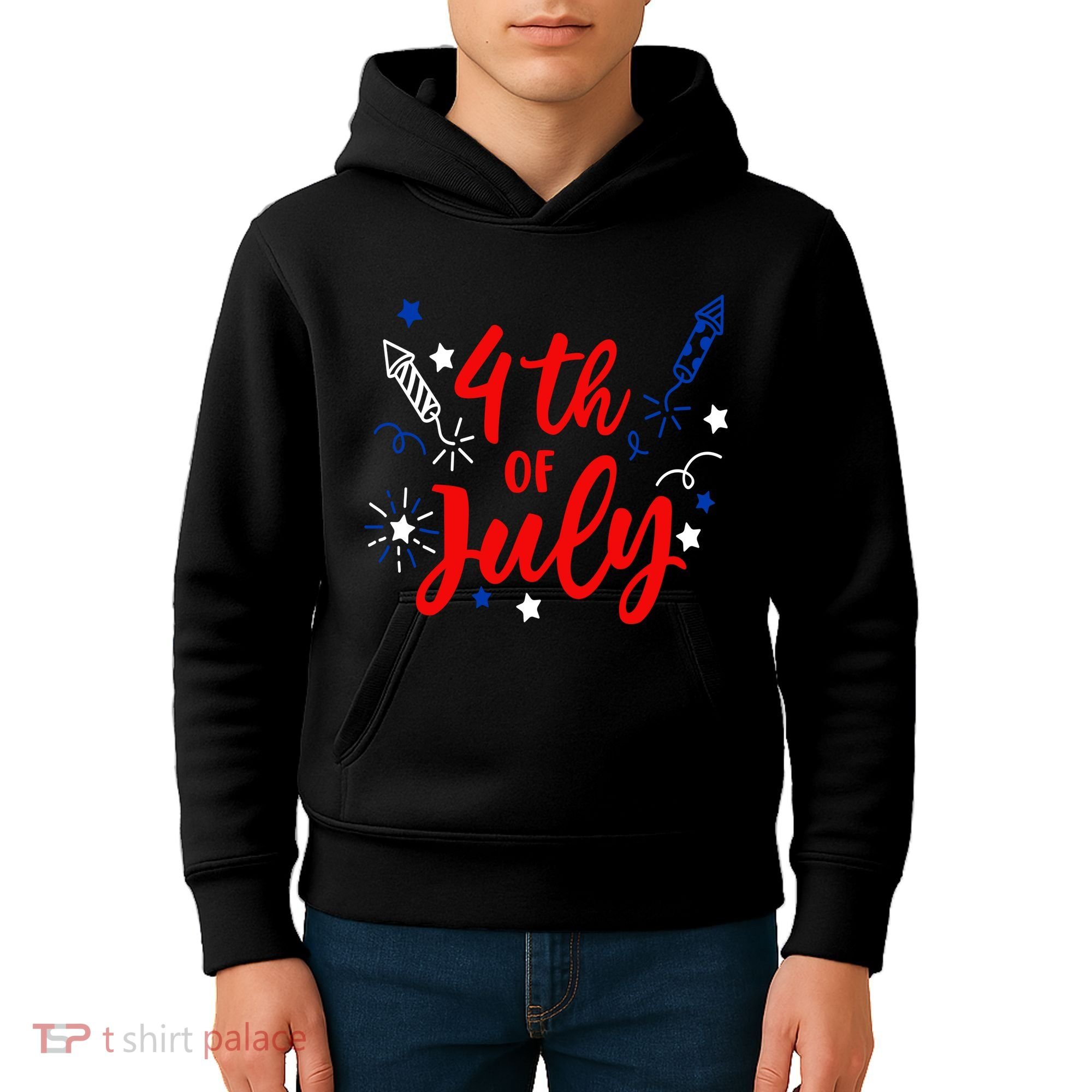 4th Of July Independence Day Celebration Kids Hoodie