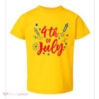 4th Of July Independence Day Celebration Toddler T-Shirt thumb 0