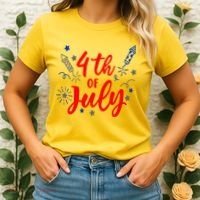 4th Of July Independence Day Celebration Women's T-Shirt thumb 2