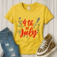 4th Of July Independence Day Celebration Women's T-Shirt thumb 3