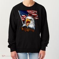 4th Of July Eagle American Flag Women's Sweatshirt thumb 0