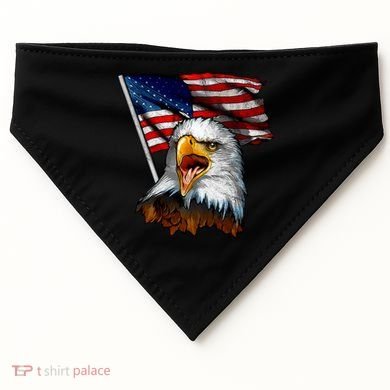 4th Of July Eagle American Flag USA-Made Doggie Bandana