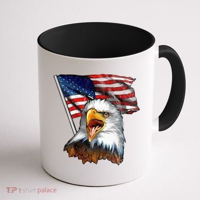 4th Of July Eagle American Flag Coffee Mug back