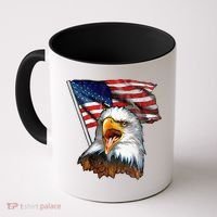 4th Of July Eagle American Flag Coffee Mug thumb 0