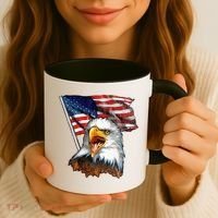 4th Of July Eagle American Flag Coffee Mug thumb 3