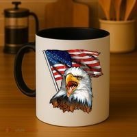4th Of July Eagle American Flag Coffee Mug thumb 4