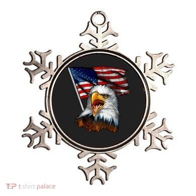 4th Of July Eagle American Flag Ornament