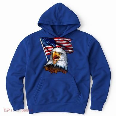 4th Of July Eagle American Flag Hoodie