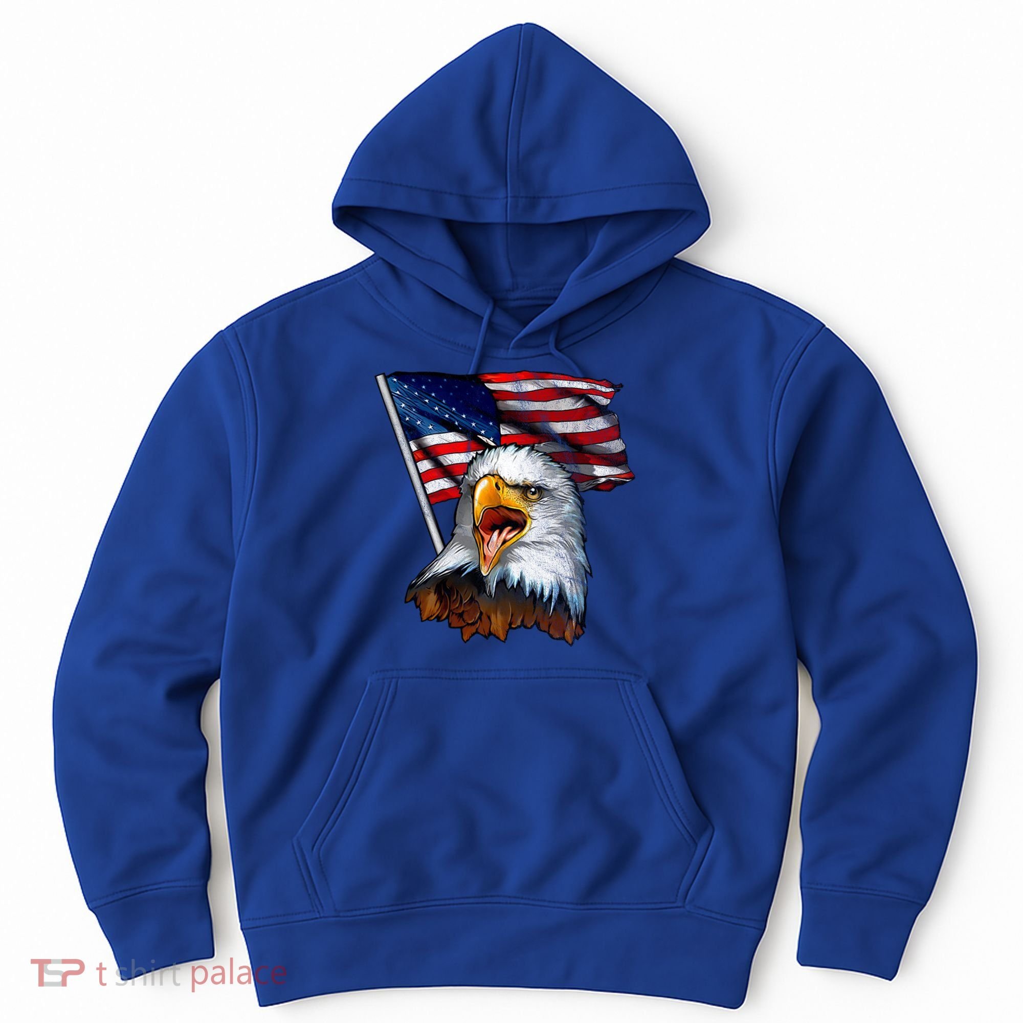 4th Of July Eagle American Flag Hoodie