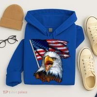 4th Of July Eagle American Flag Hoodie thumb 4
