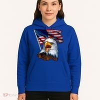 4th Of July Eagle American Flag Hoodie thumb 5