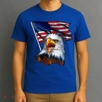 4th Of July Eagle American Flag T-Shirt thumb 3