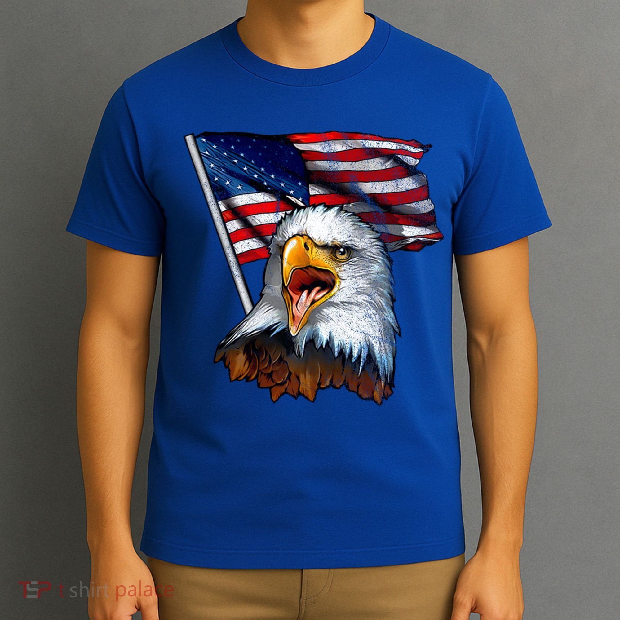 4th Of July Eagle American Flag T-Shirt