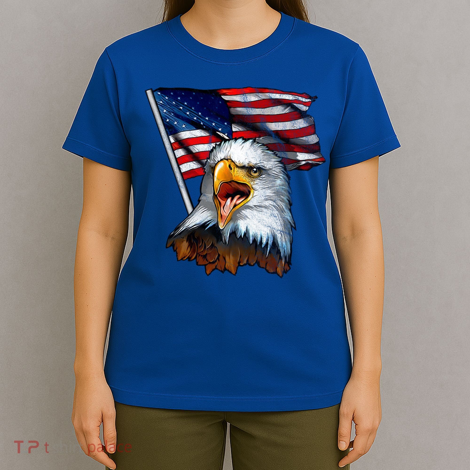 4th Of July Eagle American Flag T-Shirt