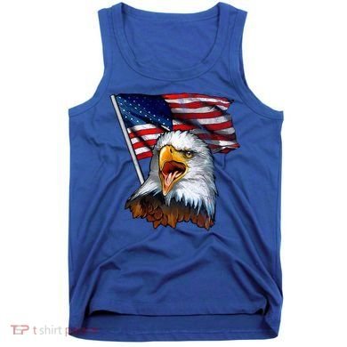 4th Of July Eagle American Flag Tank Top
