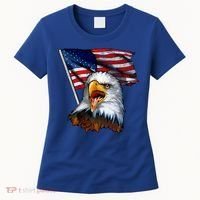 4th Of July Eagle American Flag Women's T-Shirt thumb 0