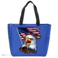 4th Of July Eagle American Flag Tote Bag thumb 0