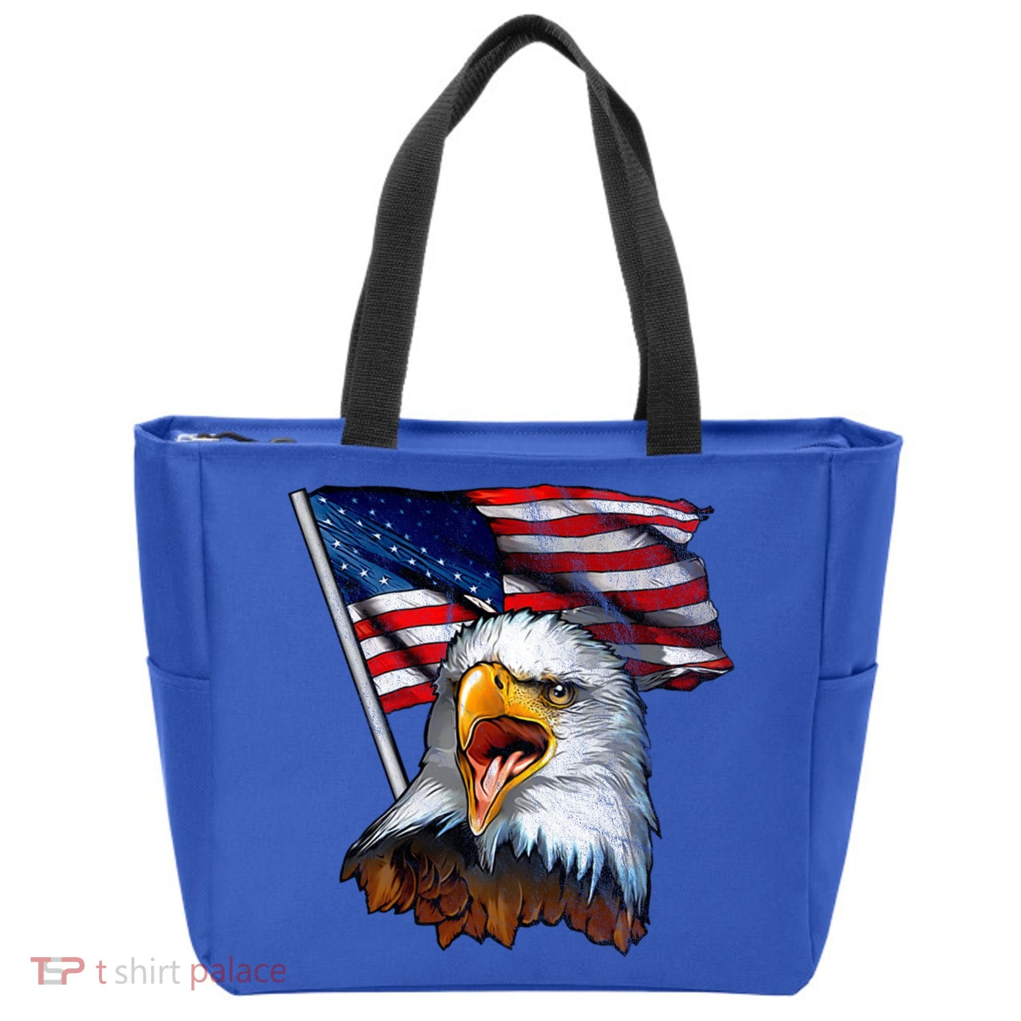 4th Of July Eagle American Flag Tote Bag