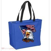 4th Of July Eagle American Flag Tote Bag thumb 2
