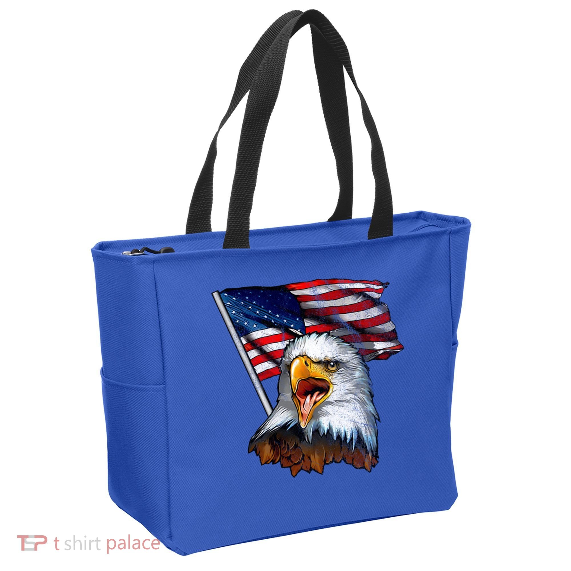 4th Of July Eagle American Flag Tote Bag