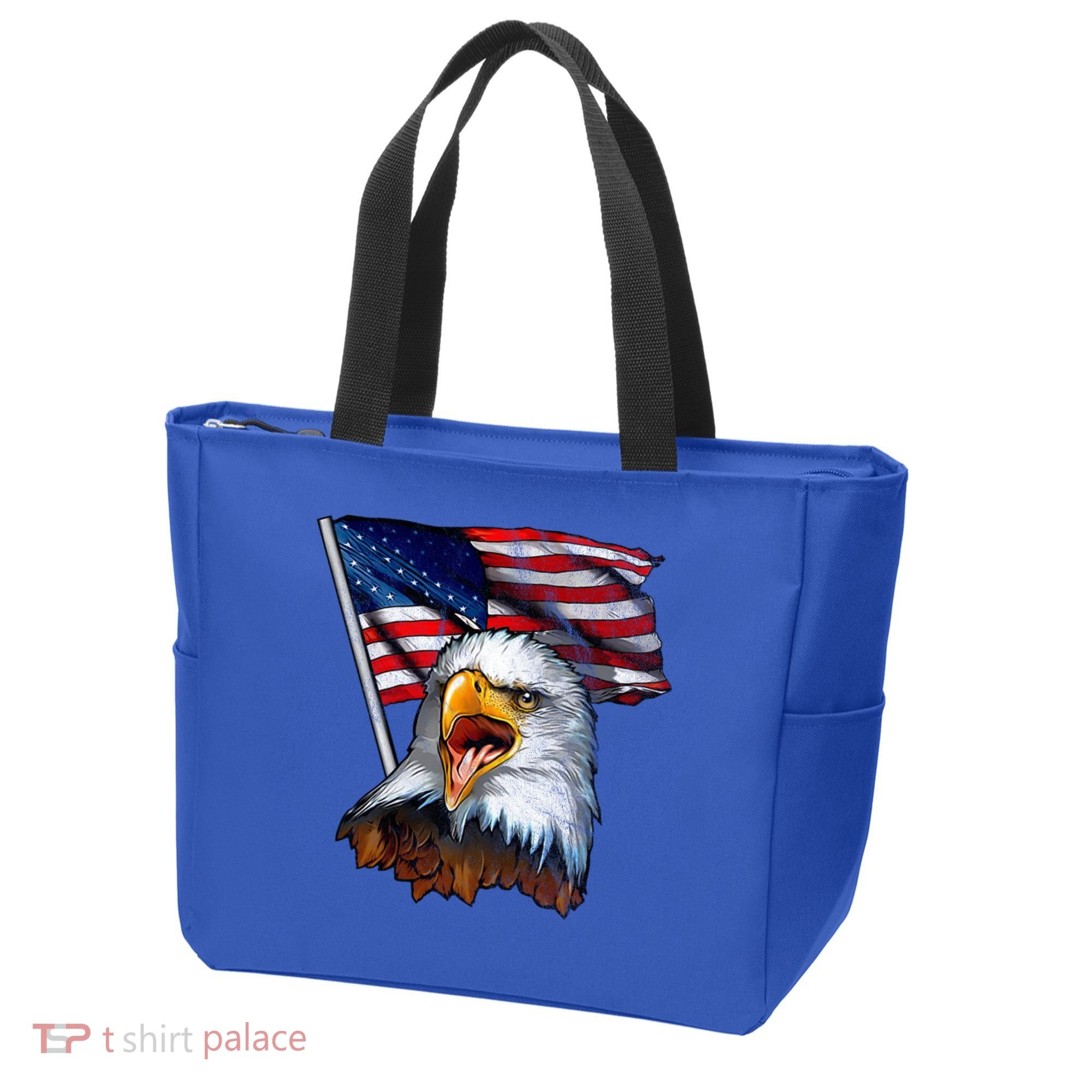 4th Of July Eagle American Flag Tote Bag