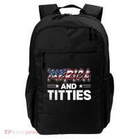 4th of July Merica and Titties Backpack thumb 0