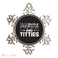 4th of July Merica and Titties Ornament thumb 0