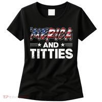4th of July Merica and Titties Women's T-Shirt thumb 0
