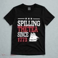 4th Of July Spilling The Tea Since 1773 T-Shirt thumb 5