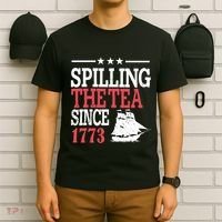 4th Of July Spilling The Tea Since 1773 T-Shirt thumb 6