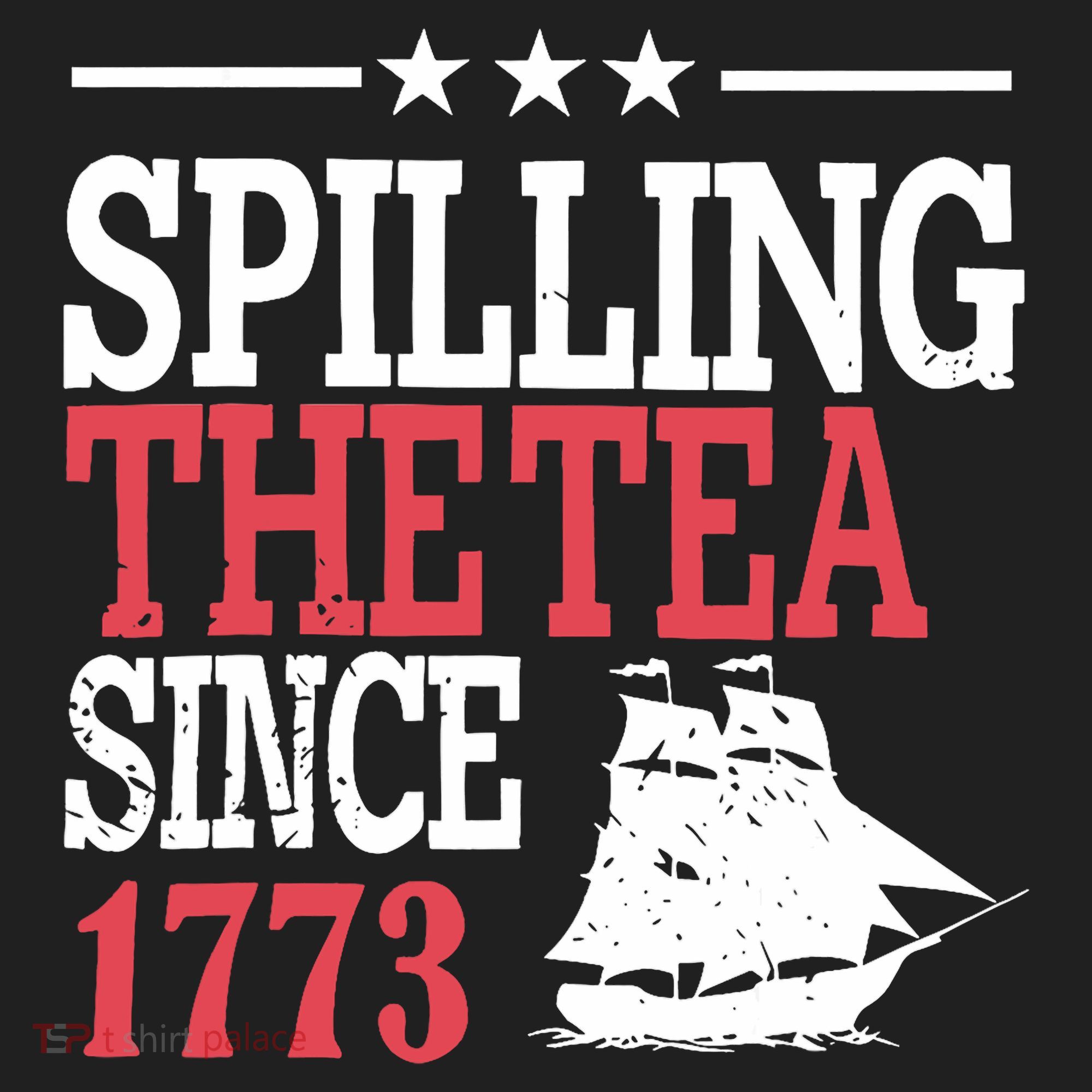 4th Of July Spilling The Tea Since 1773 Beanie