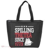 4th Of July Spilling The Tea Since 1773 Tote Bag thumb 0