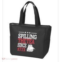 4th Of July Spilling The Tea Since 1773 Tote Bag thumb 3