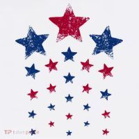 4th of July  Cute USA Patriotic Stars T-Shirt thumb 7