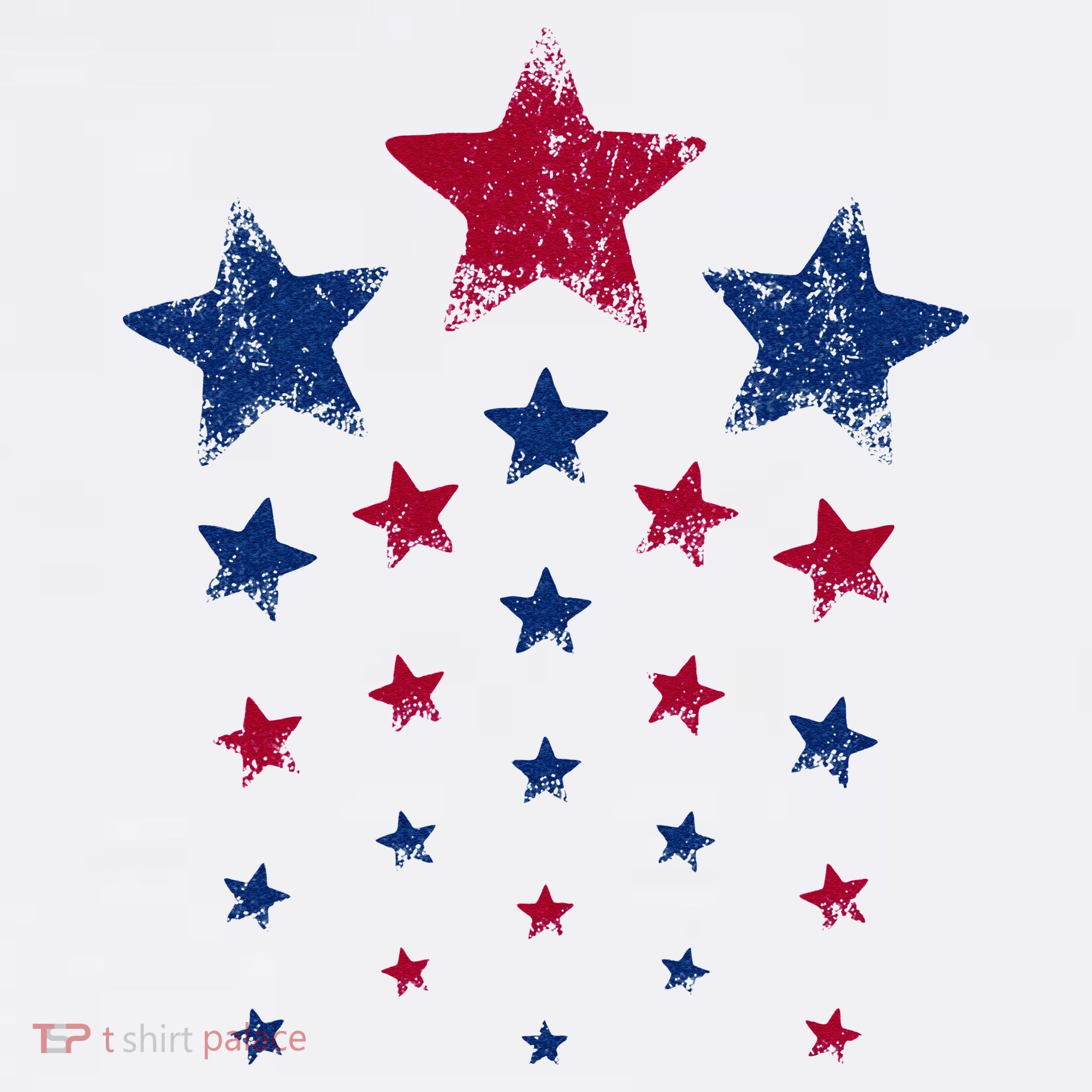 4th of July  Cute USA Patriotic Stars Mousepad